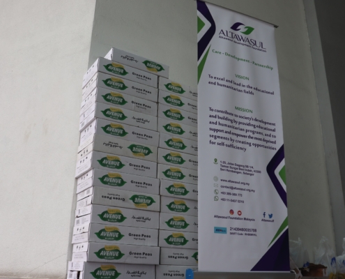 ALTAWASUL Development Foundation distributes more than 200 food baskets in Kuala Lumpur