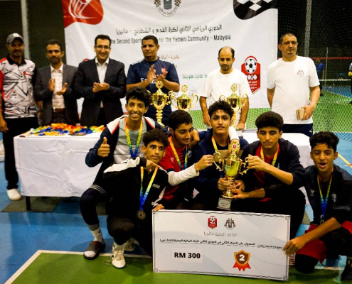 ALTAWASUL Youth Club Secures Runner-up in Yemeni Community Championship for Football and Chess in Malaysia