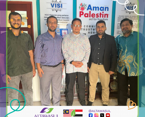 ALTAWASUL Development Foundation visited Aman Palestine Organization.