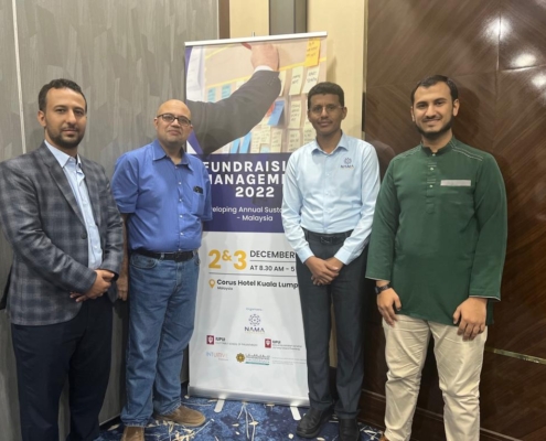 The executive management of ALTAWASUL Developmental Foundation is participating in an intensive training course.